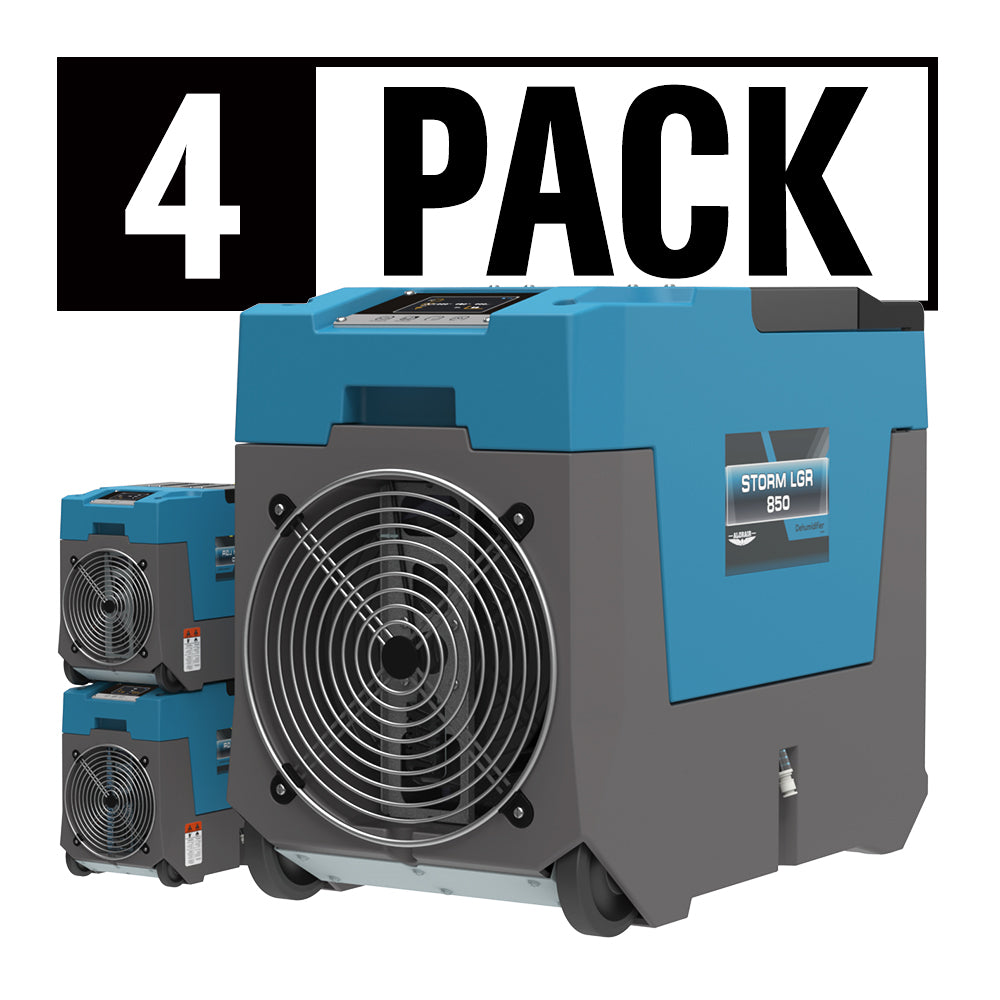 AlorAir Wholesale Package of Storm LGR 850 Industrial Commercial 85 Pint Dehumidifier with pump