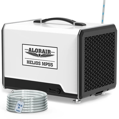 AlorAir 120 PPD Crawl Space Dehumidifier with Pump and Drain Hose, Size for 1500 sq.ft | Helios MP55