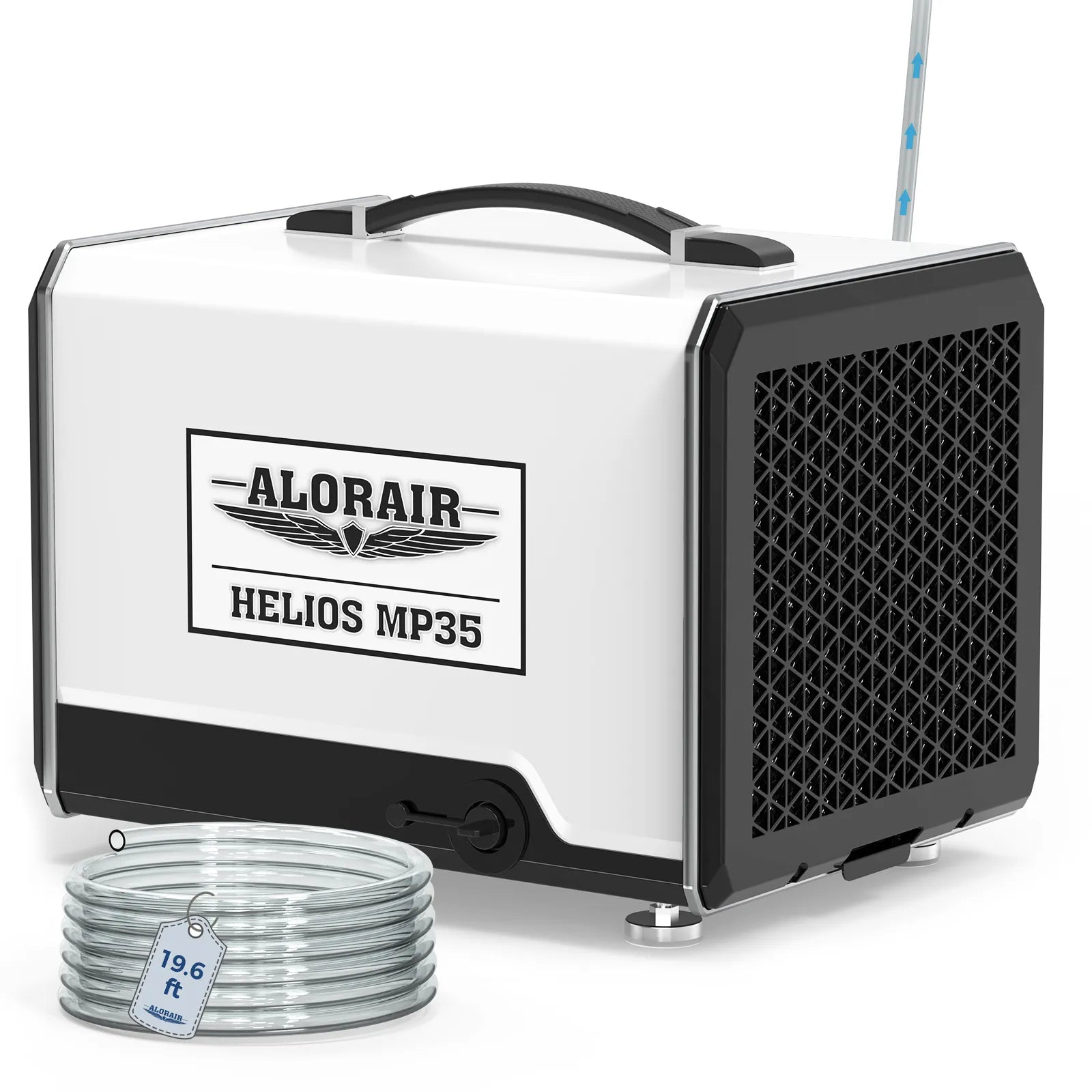 AlorAir 70 PPD Crawl Space Dehumidifier with Pump and Drain Hose, Size for 1000 sq.ft | Helios MP35