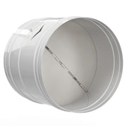10" Backdraft Damper for Whole-House Dehumidifiers, One-Way Airflow Vent Stopper, HVAC Duct Draft Blocker