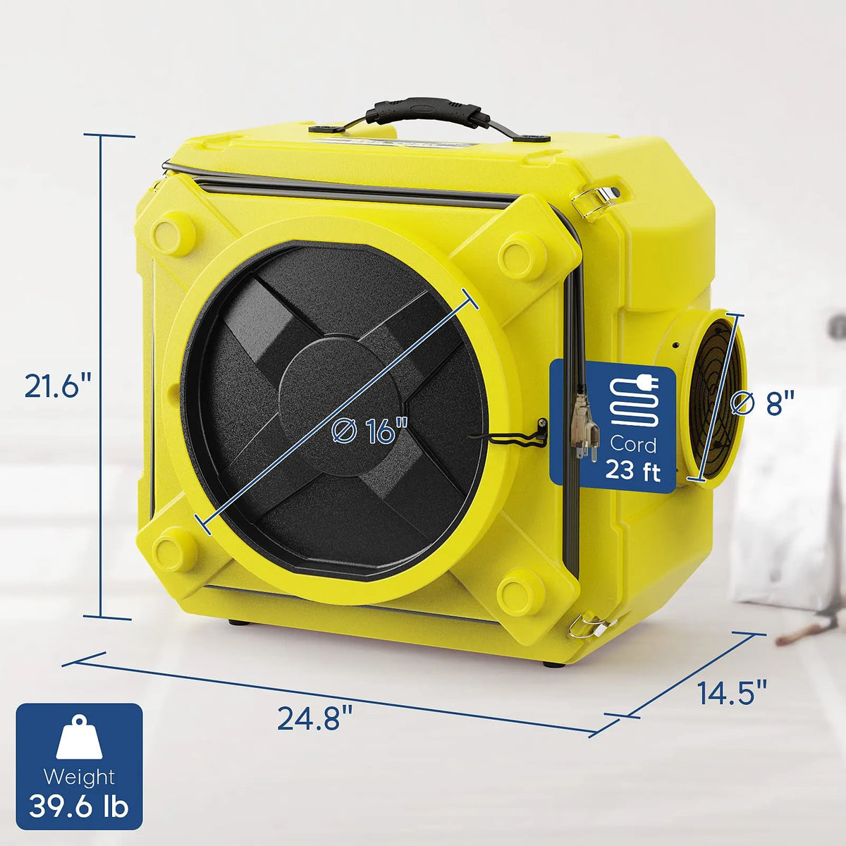 AlorAir Water Damage Restoration Combo Pack, 2 X Storm Ultra Dehumidifier, 6 X GE2000HCW Air Mover, 2 X HEPA 550 Air Scrubber