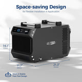 AlorAir 180 PPD Crawlspace Dehumidifiers Size for 2,300 Sq.Ft,with Pump and Drain Hose | Galaxy 85P