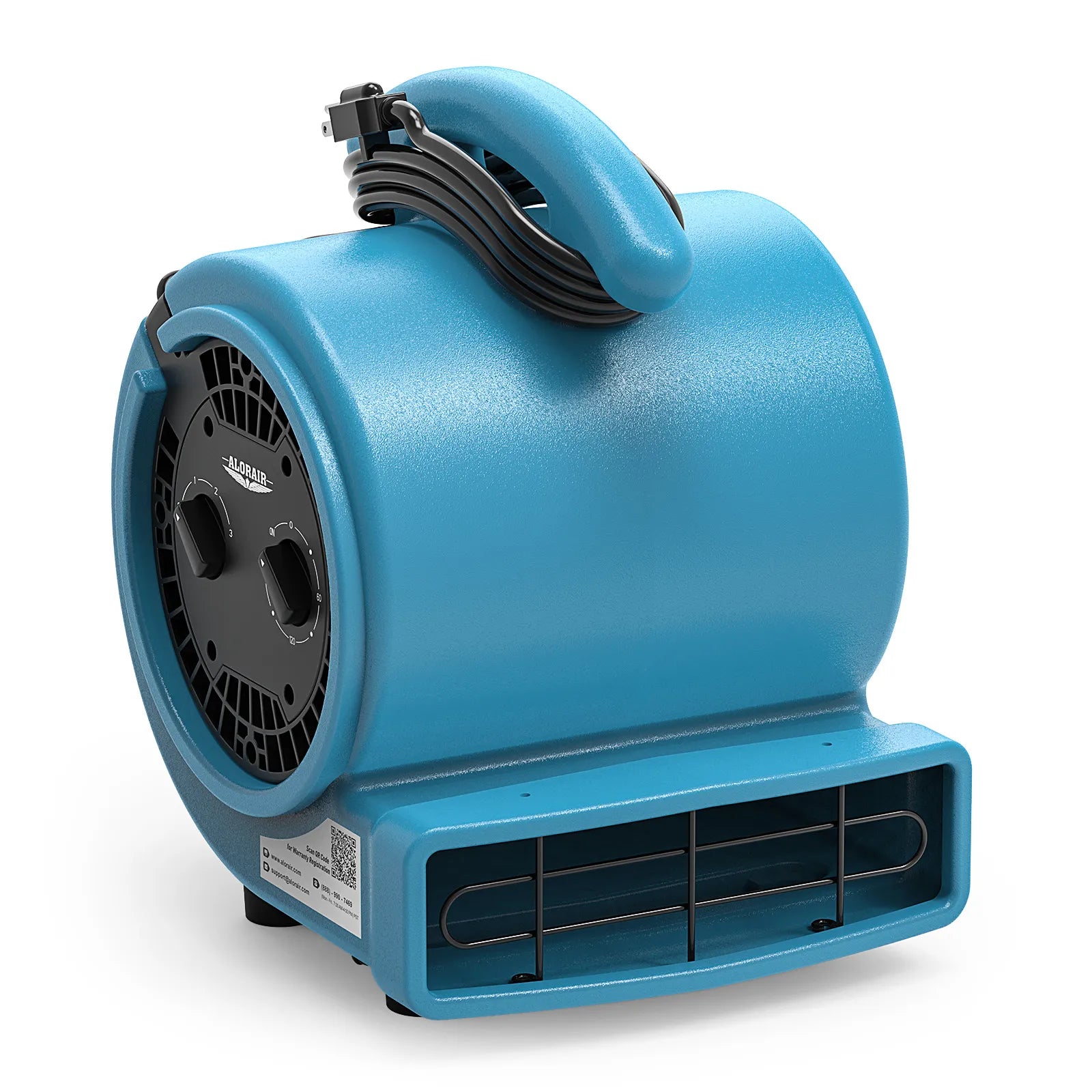 AlorAir® 1000 CFM Air Mover Blower Fan with with 3 Speeds and 5 Adjustable Angles & Timer for Floor Drying Fan | GE1000T