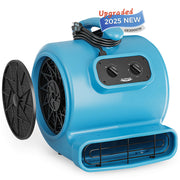 AlorAir® 2000 CFM Air Mover with Timer and MERV-1 Filter for Floor Drying Blower Fan | GE2000TF