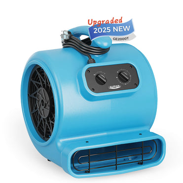 AlorAir® 2000 CFM Air Mover with Timer and  Daisy Chain for Floor Drying Blower Fan | GE2000T