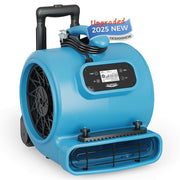Alorair® 3000 CFM Air Mover with Timer, Handle Wheelkit and Carpet Buckles for Floor Drying Blower Fan | GE3000HCW