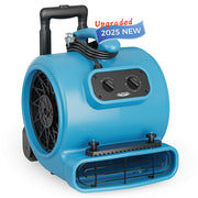 Alorair® 3000 CFM Air Mover with Timer, Handle Wheelkit and Carpet Buckles for Floor Drying Blower Fan | GE3000HTC