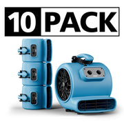 AlorAir® Wholesale Pack GE3000T Air Mover Blower Fan with Timer and Daisy Chain for Floor Drying