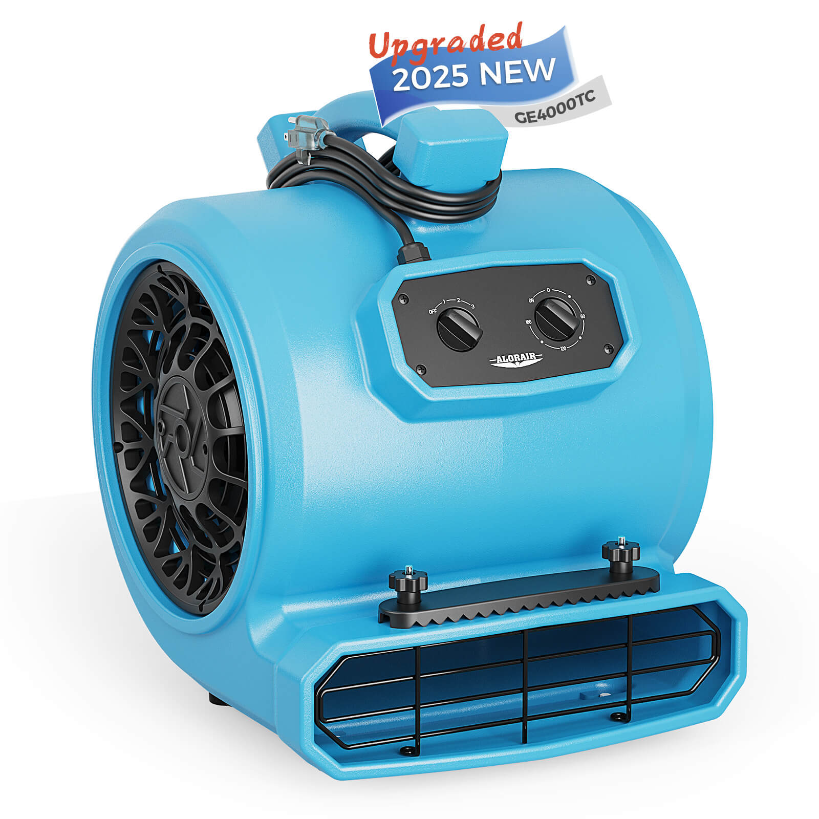 AlorAir® 4000 CFM Air Mover with Timer and Carpet Buckles for Floor Drying Blower Fan | GE4000TC