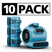 AlorAir® Wholesale Pack GE4000TC Air Mover Blower Fan with with 3 Speeds and 5 Adjustable Angles for Floor Drying