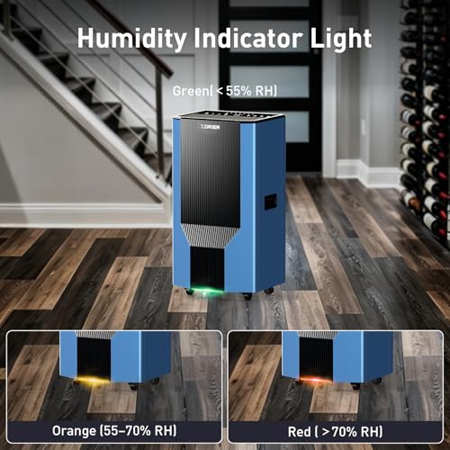 XDRIER MAX 138P Triple-Drain Commercial Dehumidifier | 120 PPD (Saturation) | 1500 ft²
