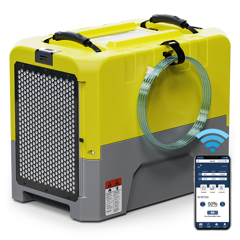 AlorAir® Storm LGR Extreme Smart App Control | 180PPD Commercial Dehumidifier for Crawl Space with Pump