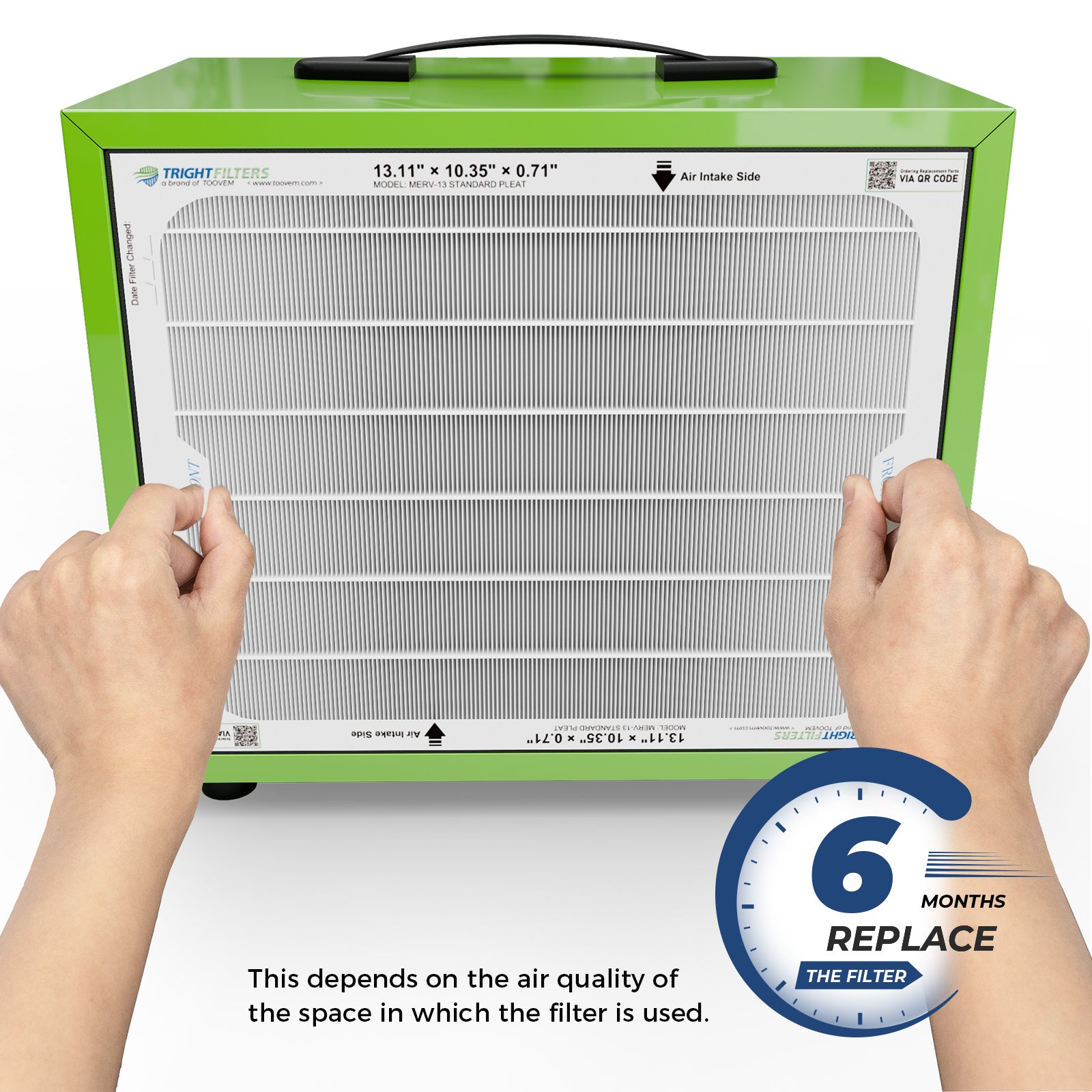 AlorAir 4 Pack MERV-13 Air Filter for Purecare 780S Air Filtration System