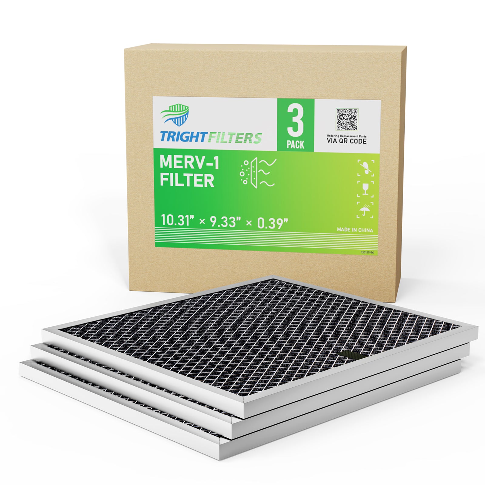 AlorAir 3 Pack MERV-1 Filter for Helios MP35 Crawl Space Dehumidifier