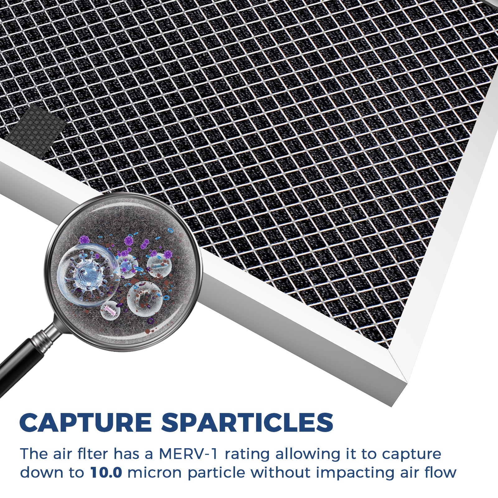 AlorAir 1 Pack MERV-1 Filter for Helios MP55 Crawl Space Dehumidifier