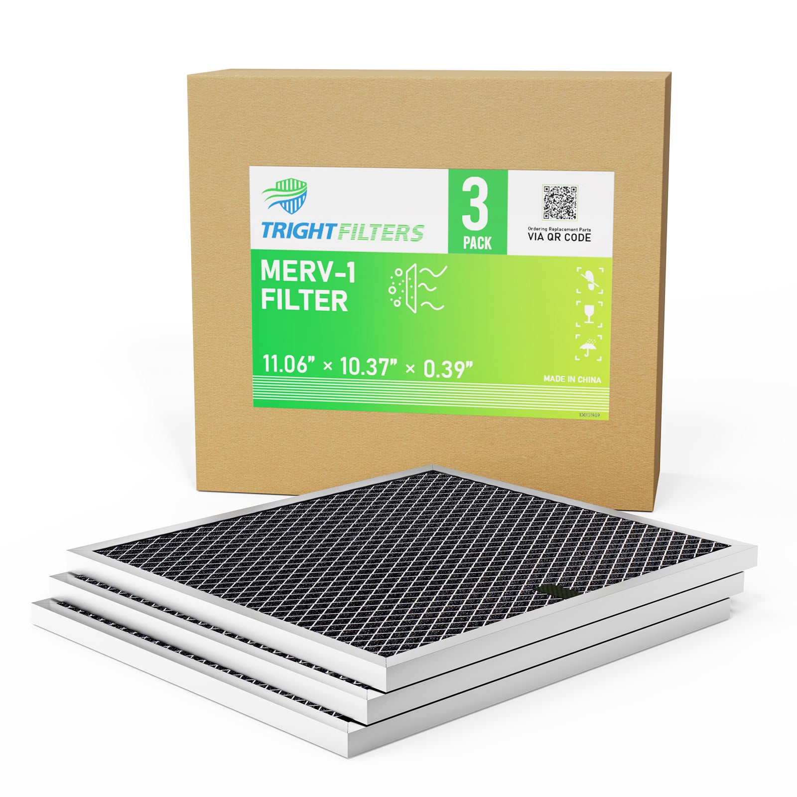 AlorAir 3 Pack MERV-1 Filter for Helios MP55 Crawl Space Dehumidifier
