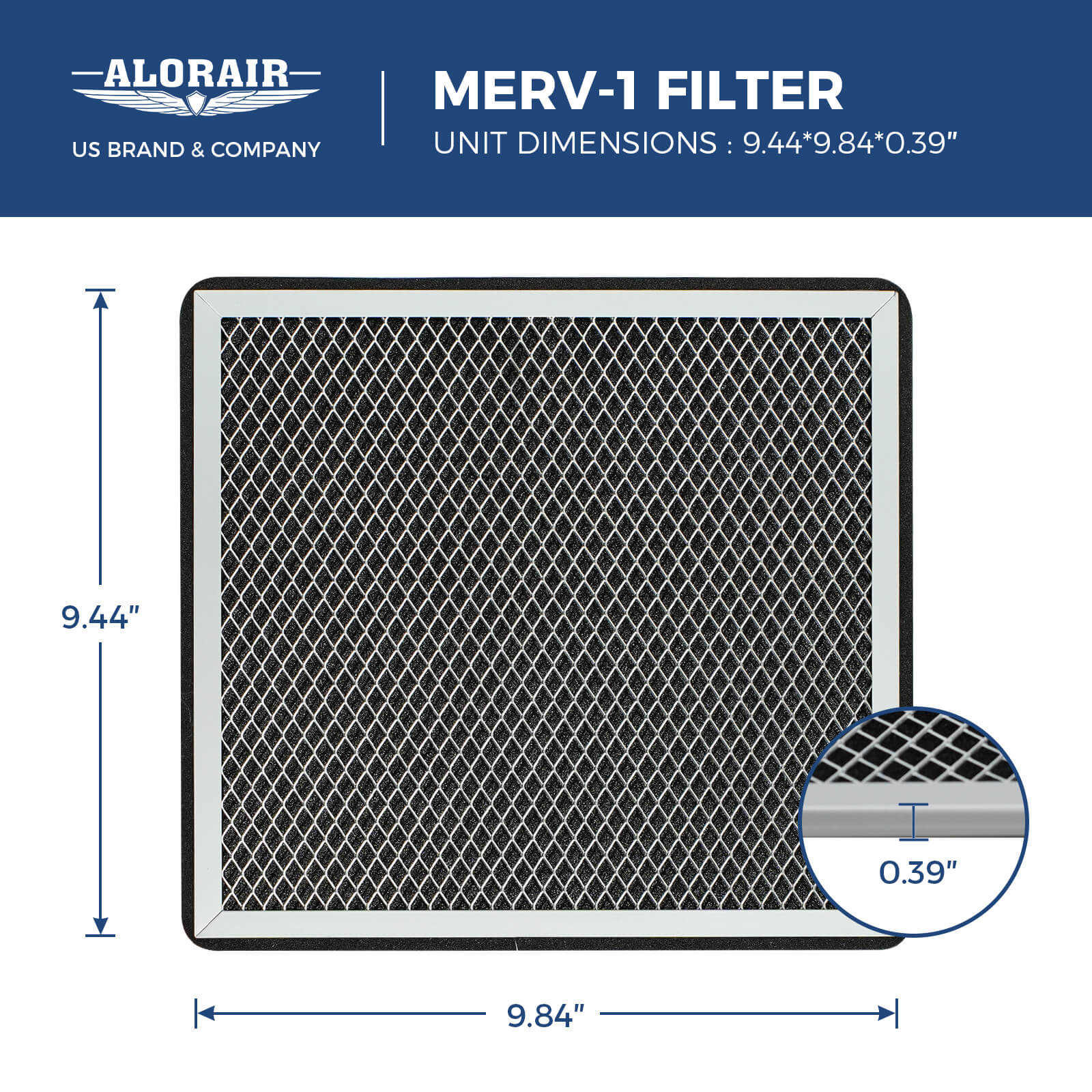 AlorAir MERV-1 Filter