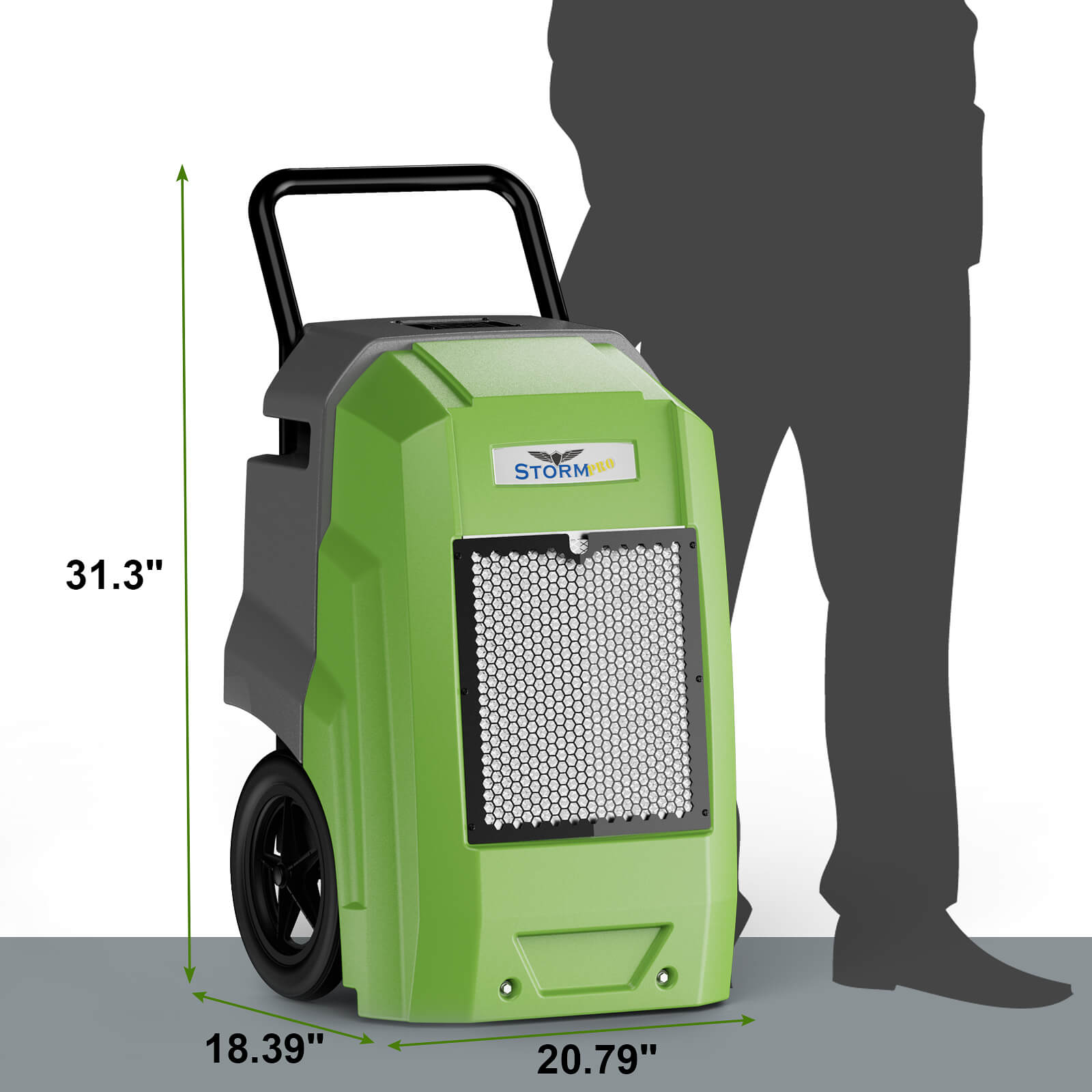 Alorair Mold Prevention Combo Pack, 1 X Storm Pro Commercial Dehumidifier, 4 X Zeus 900 Air Mover, 1 X CleanShield HEPA 550 Air Scrubber