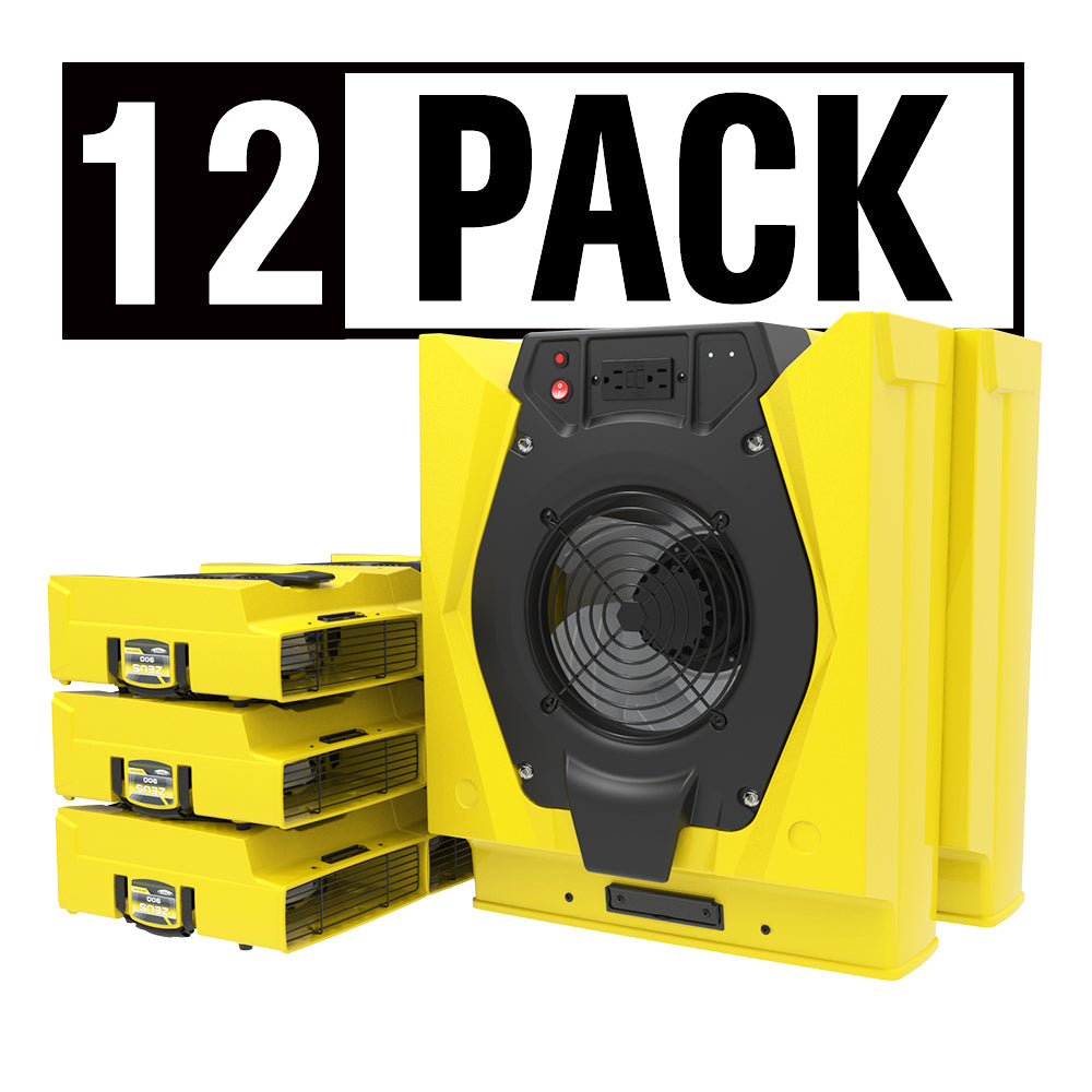 AlorAir Wholesale Pack Zeus 900 Air Mover for Water Damage Restoration (Pack of 4/6/12)