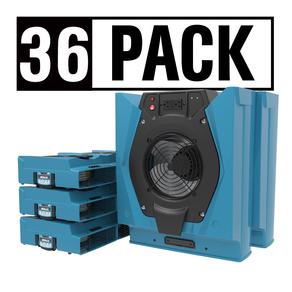 ALORAIR® Wholesale Pack Zeus 900 Air Movers for Water Damage Restoration (pack of 36)