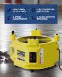 AlorAir 3000CFM High Speed Air Mover with Timer and Circuit Breaker Protection | Zeus Extreme