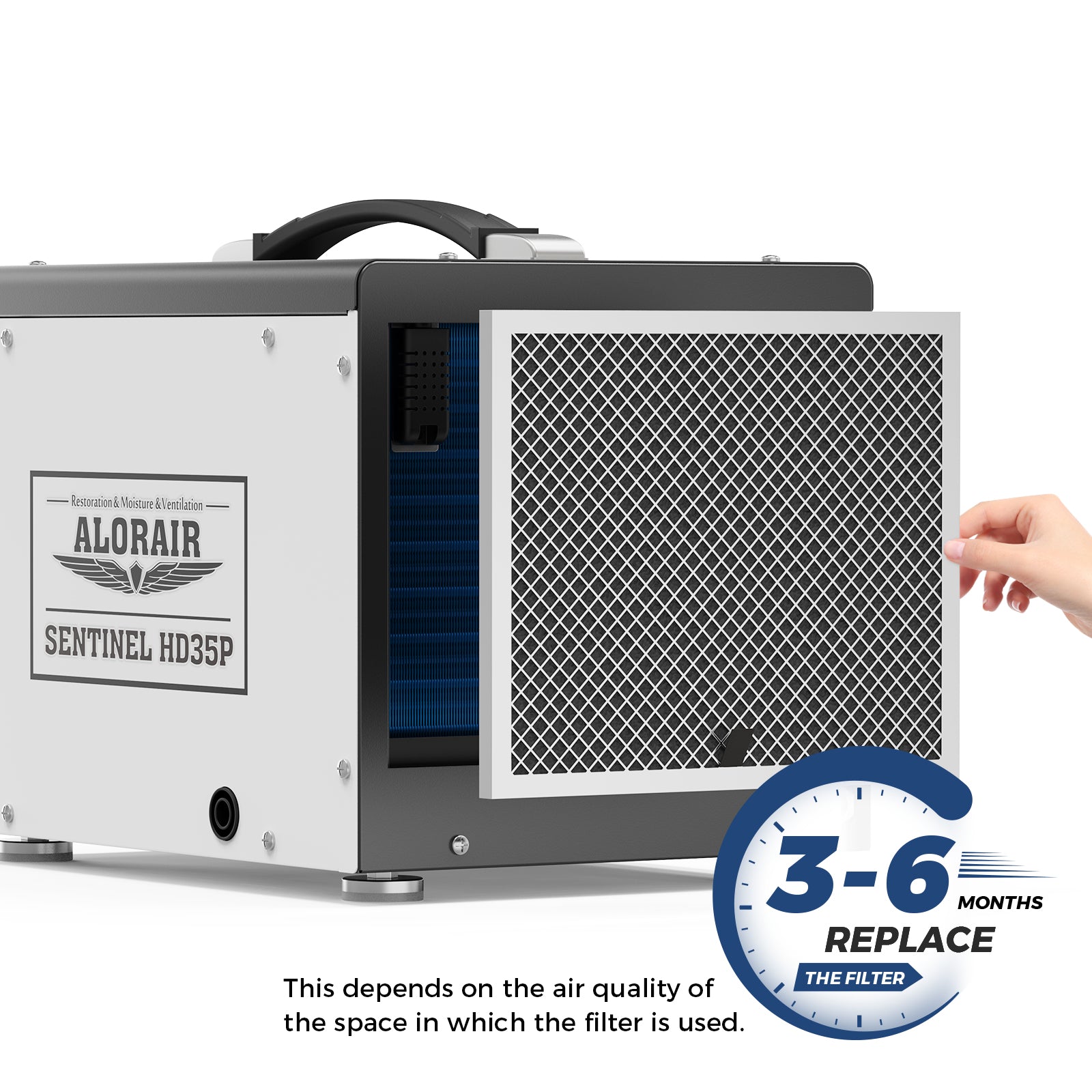 ALORAIR Sentinel HS35/HD35P-MERV-1 Filters (1 Pack)