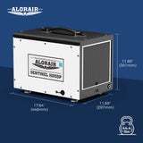 ALORAIR 120 Pint Crawl Space Dehumidifier, Portable Compact Auto Defrost Under House Industry Commercial Dehumidifier, Up to 1,500 sq, Energy Star Certified