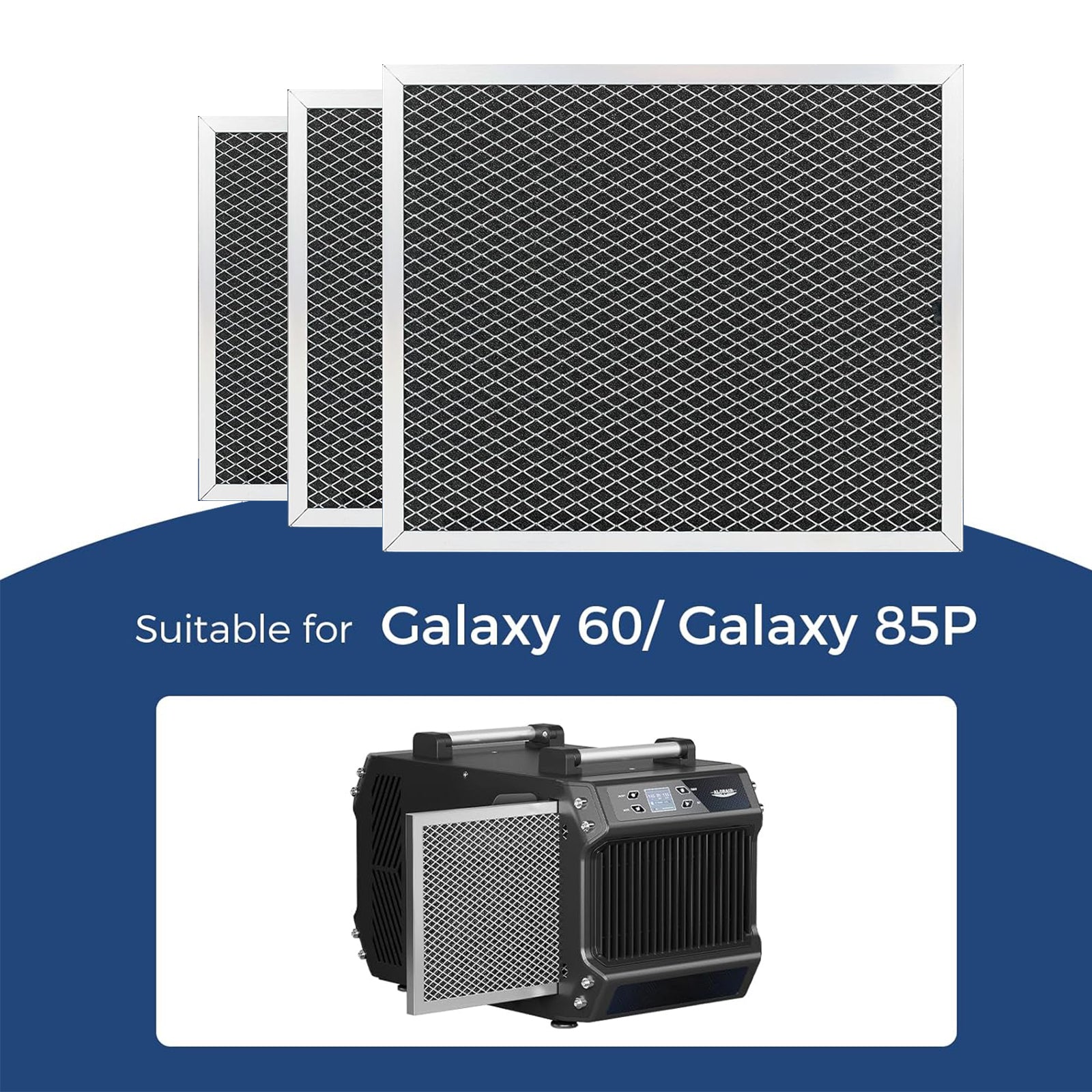 AlorAir 3 Pack MERV-1 Filter for Crawl Spaces Dehumidifiers Galaxy 60/Galaxy 85P