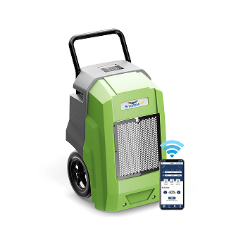 AlorAir® 180 PPD Smart Wi-Fi Industrial Dehumidifier with Pump for Basements, Garages, and Job Sites | Storm Pro