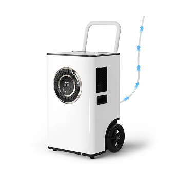 AlorAir® Sentinel Elite 50X 110PPD Commercial Dehumidifier with Pump & Drain Hose for 1300 sq.Ft.