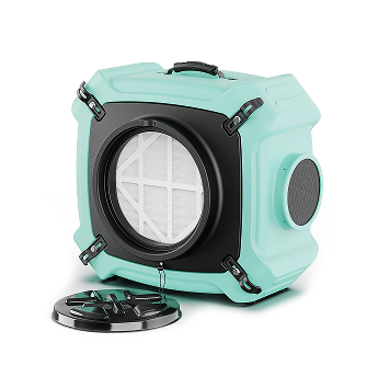 PureAiro HEPA Max 770 industrial Air Scrubber Negative Machine with 3 Stage Filtration System, 10 Years Warranty | Alorair