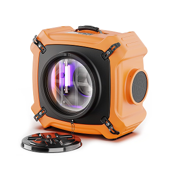 PureAiro HEPA Max 970 Professional 3 Stage Filtration Air Scrubber, Negative Machine Air Cleaner with UV-C Light, 10 Years Warranty | Alorair