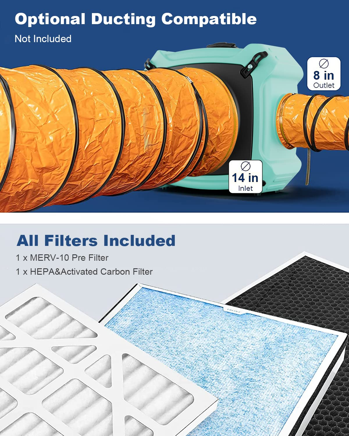 AlorAir Wholesale Pack PureAiro HEPA Max 770 Air Scrubber (Pack of 5/15/50)