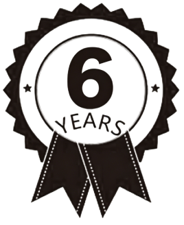 <strong>6-years limited warranty</strong>