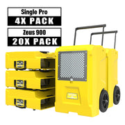AlorAir® Ultimate Pack 4 Commercial Storm Single Dp Dehumidifiers 50 Pint + 20 Air Movers Water Damage Restoration Equipment Package
