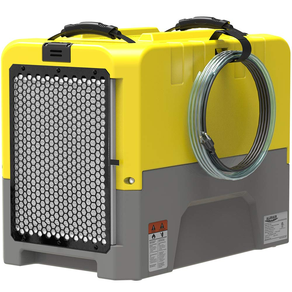 AlorAir® Storm LGR Extreme | 180 PPD Commercial Dehumidifier with Pump Drain Hose for Basement Warehouse & Job Sites