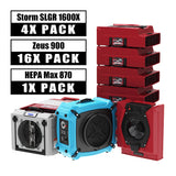 AlorAir® Commercial Pack, 4 X Storm SLGR 1600X WIFI Dehumidifier, 16 X  Zeus 900 Air Movers and 1 X HEPA Max 870 Air Scrubber Water Damage Restoration Equipment Package