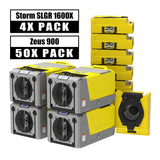 AlorAir® Ultimate Pack 4 Commercial Dehumidifiers 160 Pint +50 Air Movers Water Damage Restoration Equipment Package