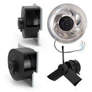 Complete fan assembly