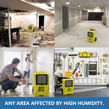 AlorAir Storm DP Smart WiFi Commercial Dehumidifier, 50 AHAM/110 Saturation PPD Dehumidifier with Pump, Water Damage Equipment for Crawl Spaces, Basements, Garages, and Job Sites (Pack of 4)