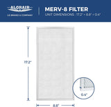 MERV-8 Filter for Basement Dehumidifiers Sentinel HD55, Sentinel HDi65 (pack of 4)