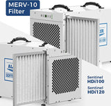 AlorAir 3-Pack MERV-10 Filter for Whole House Dehumidifier Sentinel HDi100, HDi120