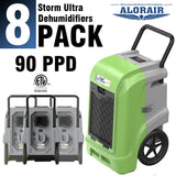 ALORAIR® Storm ULTRA 90 PPD Commercial Dehumidifiers (Pack of 8) Wholesale Package Of Restoration Equipment