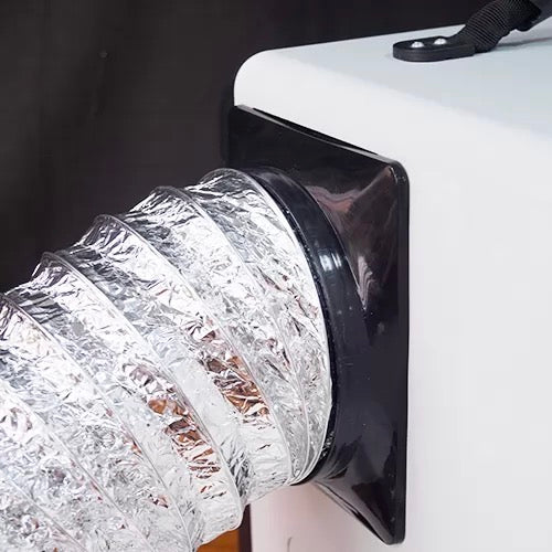Aluminum Foil Outlet Duct With a Diameter of 6 Inches and 11.5 Feet Long for HD55/HD90/HDi90