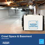 AlorAir Duct-able Version Basement/Crawl Space Dehumidifiers 90 PPD Commercial Industrial Dehumidifier | Snetinel HDi90(Duct)