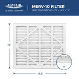 AlorAir MERV-10 Filter for SLGR 1400X Dehumidifier (Pack of 3)