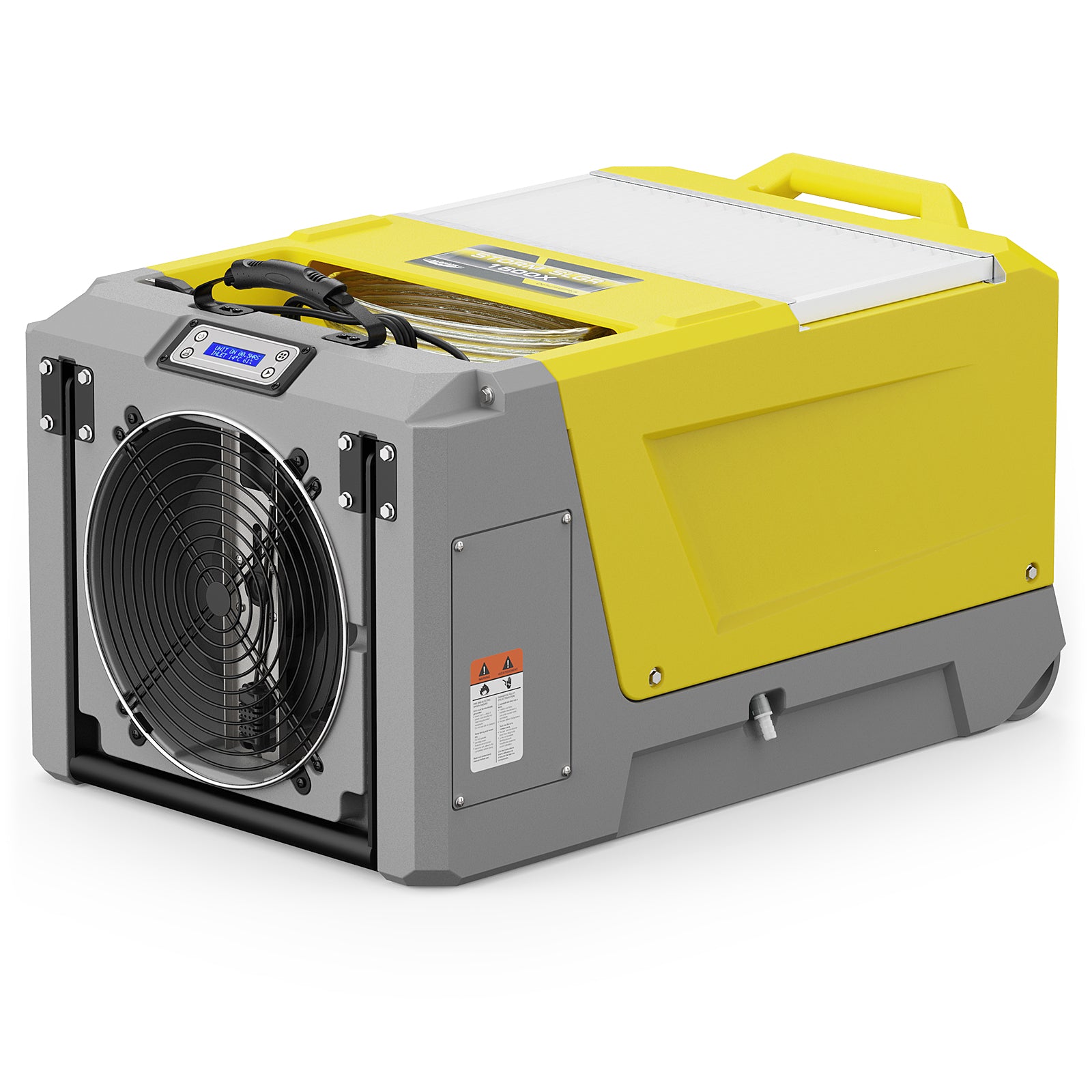 AlorAir Storm SLGR 1600X Smart WiFi Dehumidifier, 160 PPD Commercial Dehumidifier with Pump, Compact, Portable, Auto Shut Off, Industrial dehumidifier for Disaster Restoration