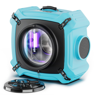 PureAiro HEPA Max 870 Air Scrubber UV-C Light Sterilization 3-Stage Filtration Negative Machine | Alorair