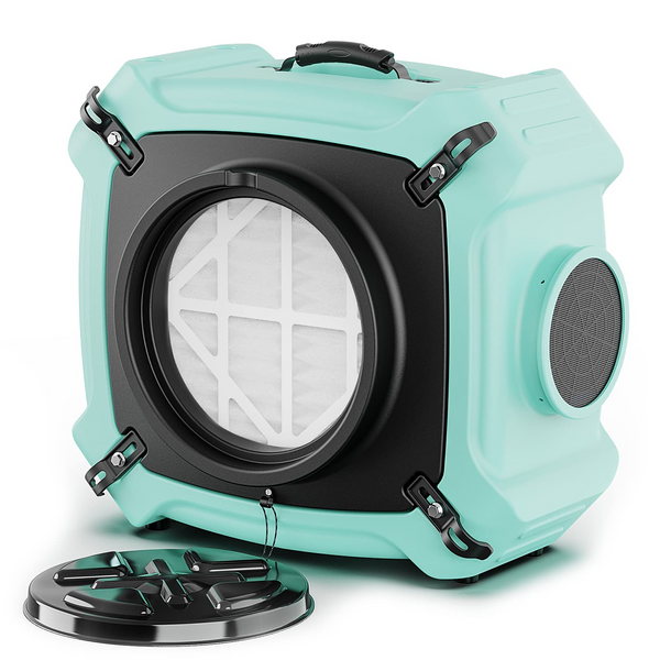 PureAiro HEPA Max 770 industrial Air Scrubber Negative Machine with 3 Stage Filtration System, 10 Years Warranty | Alorair