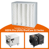 PURISYSTEMS Paint Air Filter Replacement Set for HEPA Pro UVIG/PuriCare S2/S2 UV/S2 UVIG（1-Pack）